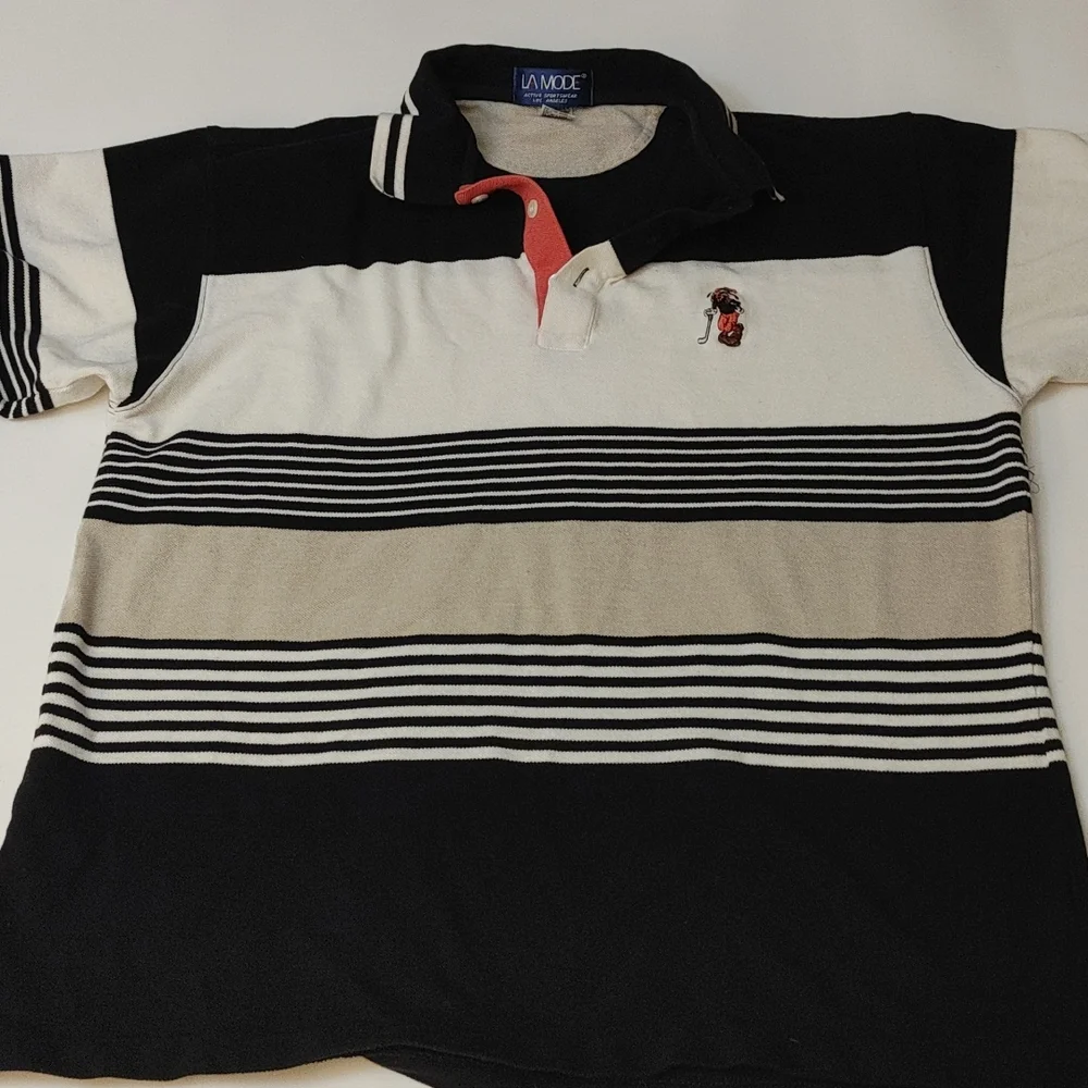 La Mode Polo Shirt With Goofy - Picture 1 of 5